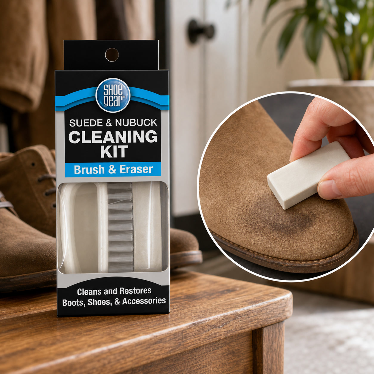 Sneaker Care For Suede - Kit de Cuidados para Sapatos de