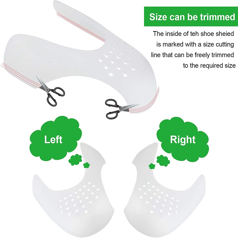 2 pçs protetor de vinco sapato - Sneaker Care Crease Protector avaliação e preço