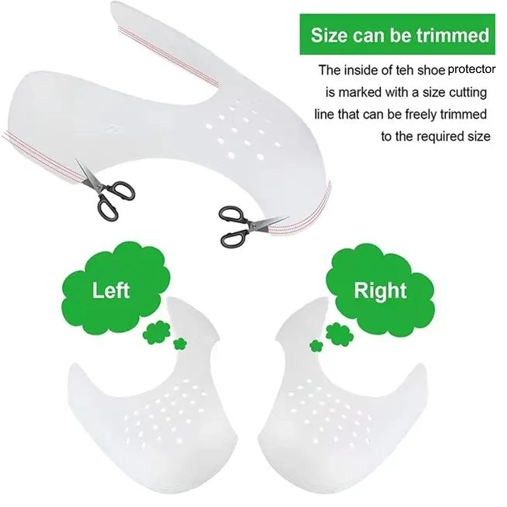 5 pares protetor de vinco sapa - Sneaker Care Crease Protector avaliação e preço